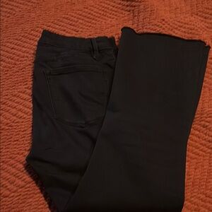 Frame Denim Black Le Crop Mini Boot Jeans